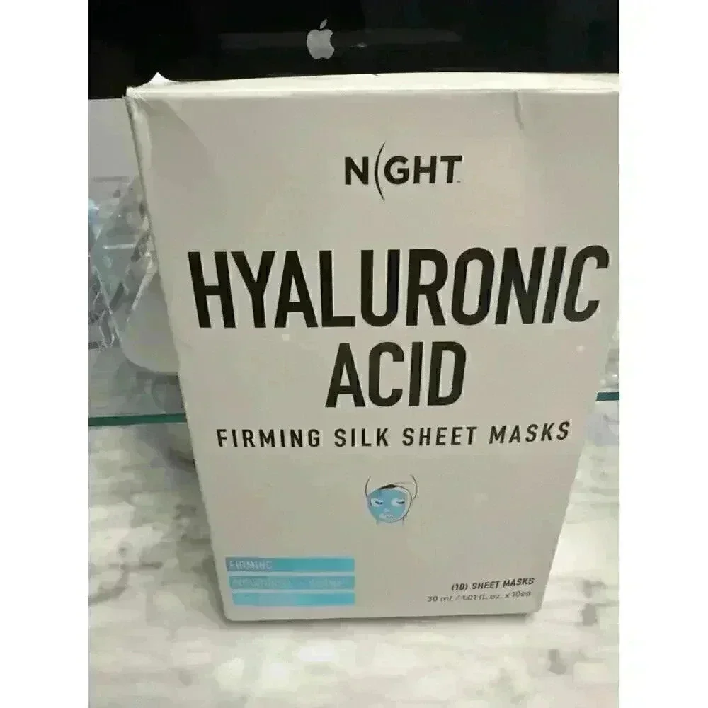 Night Hyaluronic Acid Silk Sheet Mask - 10 Pack - Picture 2 of 4